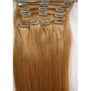 10# 20 Clip In Human Hair Straight Human Hair Weave For Personal Care