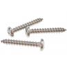 China O metal A2 de aço inoxidável parafusa Pan Head Self Tapping Screws para a folha de metal wholesale