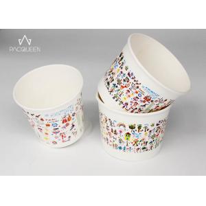 Multiple Sizes Water Proof Gelato Paper Cups Custom Printable Anti Leaking