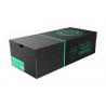 Custom Magnetic Closure Flip Lid Cardboard Shoe Boxes With Silver Foil Stamped