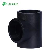 China Plastic Pipe Fitting Reducing Tee Equal Tee Butt Fusion HDPE Tee for Lateral 45deg on sale