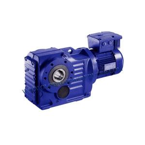 China S87 S97 Vertical Helical Worm Gear Motor Reducer with Hollow Shaft supplier