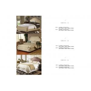 China modern fabric double home bed furniture supplier