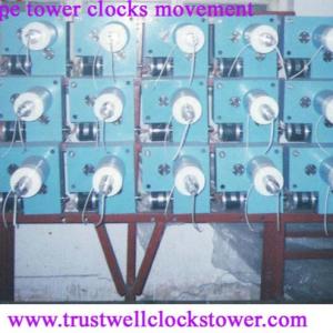 Stepper motor type movement/mechanism for outdoor building clocks, brass drive gears 220V AC 12V DC