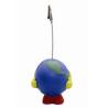China Carpeta de espuma suave Portador de forma de bola de estrés con clip para fiestas y eventos logotipo impreso wholesale