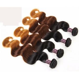 Unprocessed Peruvian Multi Color Hair Extensions Clips Full Ends Double Drawn