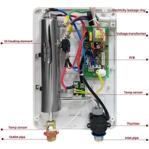 China IPX4 Automatic Electric Water Heater OEM / ODM Bathroom Shower Water Heater supplier