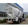 China 8L Concrete Construction Equipment / 9m3 Concrete Mixer Truck With Pump Self - Loading wholesale