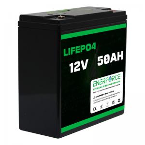 12.8V 50Ah Rechargeable LiFePO4 Battery Pack Fast Charging For Solar