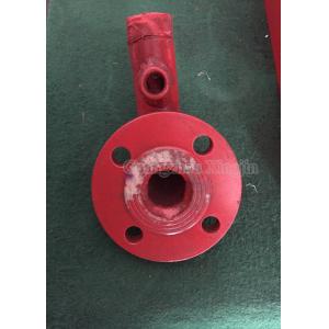 China Red / Sliver Steel Flange Fire Fighting Accessories Connecting Pipe supplier