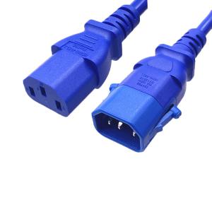 China Safety UL Listed Power Cord , Locable Electric Lock C13 C14 Power Extension Cord supplier