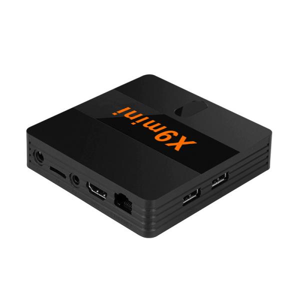 ホットセール X9 ミニ アンドロイド 9 システム 4k 高画質プレーヤー 読み取り専用メモリ 8GB 双WiFi 2.4G+5G WiFi