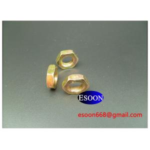China M8-1.0/M8-1.25 DIN439 Hex thin nut YZP(Yellow Zinc Plated),Carbon steel Grade 8,DIN936 supplier