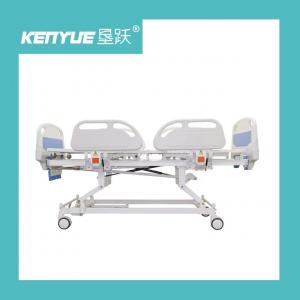 China Four Crank Manual Hospital Nursing Patient Bed  Controll Caster Epoxy Coated supplier