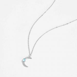 China Elegant Fashion Pearl Necklace Geometric Hexagonal Fashion Diamond Necklace supplier