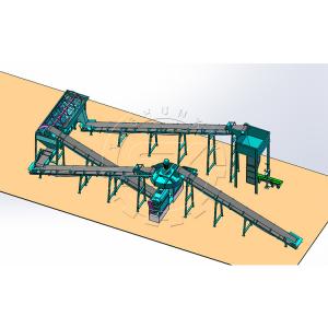 Factory price potash fertilizer roller press granulate production line machine for sale