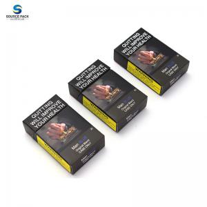 China Custom Blank 4 10 20 Packs Empty Cigarette Rolling Packs Cigarette Boxes supplier