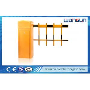 China Manual release Parking Barrier Gate with 50 Meters Remote Controller Two Fence Arm wholesale