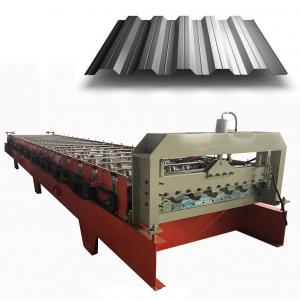 0.3mm Trapezoidal Sheet Forming Machine T35 Roof Zinc Making Chain Transmission