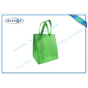 China Eco Promotional Long Handle Pp Non Woven Fabric Bags Cooler Bag With Zipper supplier