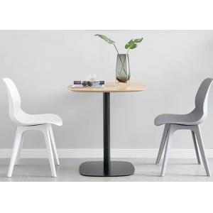 Flat Round Metal Coffee Table 65cm High Top Cocktail Tables