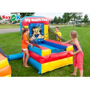 China Inflatable Ball Game Children Playground Baseball Batting Cage Inflatable Sports Games supplier