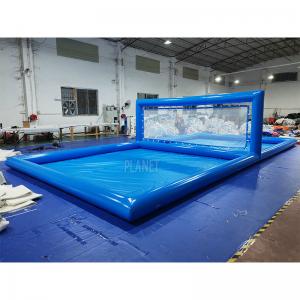 Portable Air Sealed Inflatable Volleyball Pool Court Inflatable Volleyball Field Floating Volleyball Court For Sale