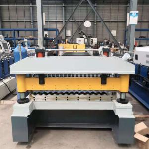 China Metal Color Steel Roof Sheet Corrugated Sheet Roll Forming Machine For Building Material supplier
