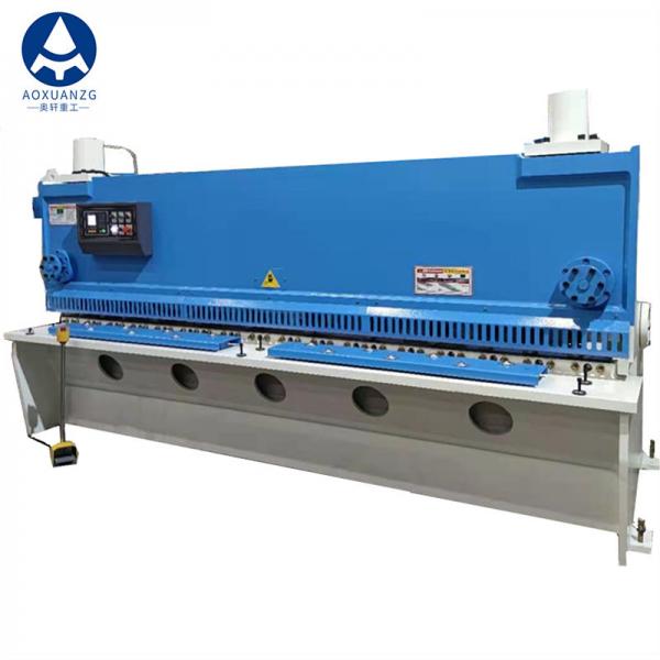 6mm Manual Sheet Metal Shearing Machine Brake White Blue E21S CNC