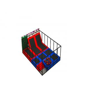 PP Indoor Trampoline Park Equipment With Dunk Zone 0.7m Height
