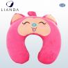 Custom U Shaped Travel Neck Pillow For Air Traveling , Animal Neck Support