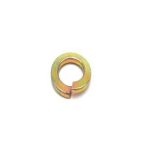 China Carbon Steel Din 127 Spring Washer Yellow Zinc Plated Color supplier
