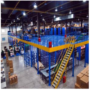 Medium - Duty Attic Rack Supported Mezzanine Floor For Warehouse / Factory
