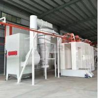 China PP Large Cyclone Recovery Powder Coating Spray Booth on sale