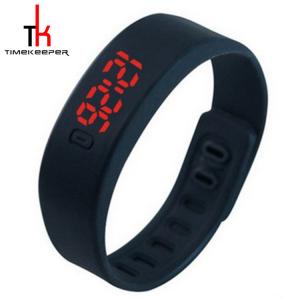 China Candy Color Digital Led Sports Watch Silicone Bracelet Watch Waterproof supplier