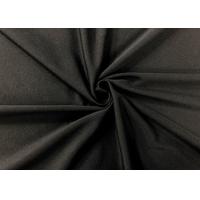 China 220GSM Bathing Suit Material / Stretch 84% Black Polyester Fabric For Swimsuit on sale