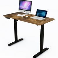 China Custom Design Wood Small Home Office Laptop Standing Desk Mini Bar Counter Electric Height Adjustable Desk Base 2 Legs Assembly 25mm/s on sale