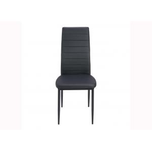 Stackable Kitchen 23KGS Black High Back Dining Chairs