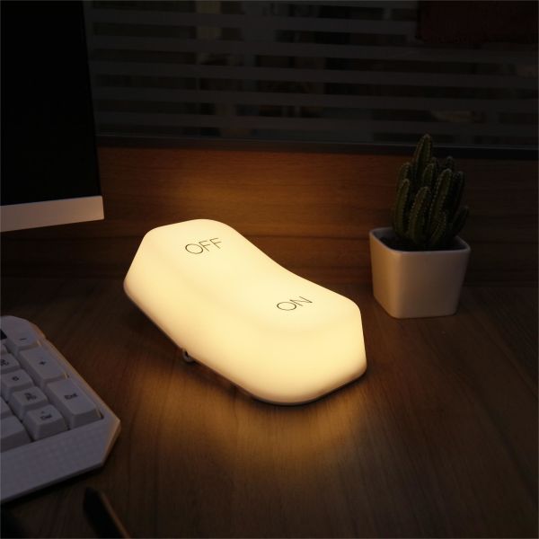 Gravity Sensor Switch Table Lamp ON-OFF Bedside Desk Lamp 8 SMD Led Night Light for Kids