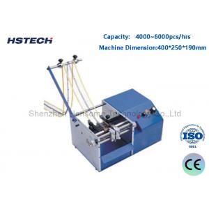 Steel Blade Lead Forming Machine  4000~6000 Pcs / Hour High Capacity Tape Package Axial Components Lead Forming Machine
