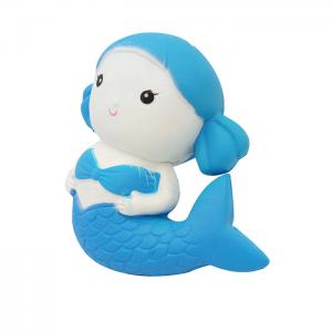 China The Mermaid Suqishy Slow Rising Toys Soft And Squishy Toys Animals PU Rebound Toy supplier