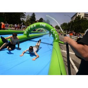 China Fire Retardant Outdoor Street Dry And Wet Slides For Amusement Park / Festival supplier
