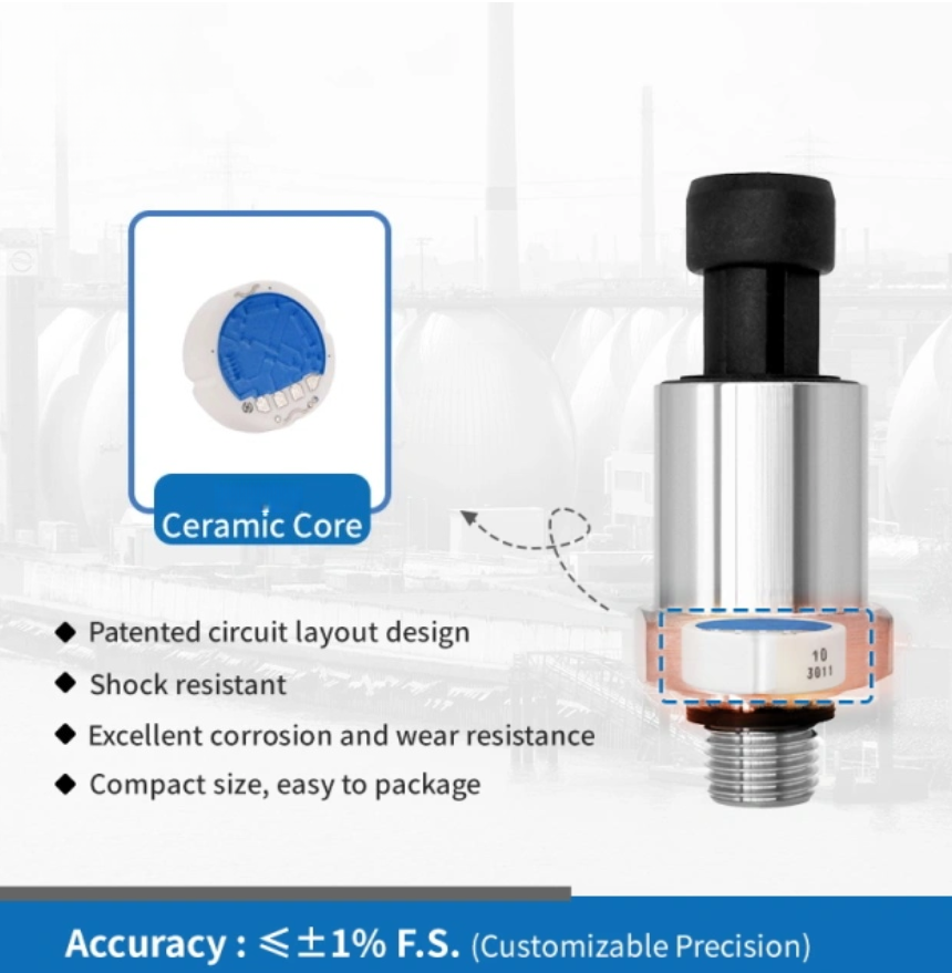 China Compact Cost-Effective Air Compressor Pressure Sensor with Advanced Compensation Technology and High Impact Durability wholesale