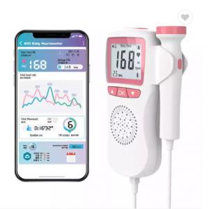 China Pocket Doppler Fetal Portable Baby Heart Rate Monitor Ultrasonic Fetal Doppler supplier