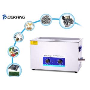 China Adjustable Mechanical Ultrasonic Cleaner 22L With Timing / Heating Function supplier