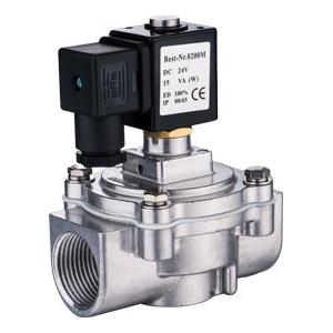 Economic Right Angle Solenoid Valve DN20 ~ 25 ASCO Type With Seal Material NBR Standard
