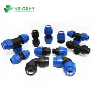 China PP Compression Pipe Fitting for Irrigation Direct Connection Flexible Plastic Fitting supplier