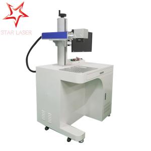 China Phone Charger Fiber Laser Etching Machine , Cables Wires Laser Marking Device supplier