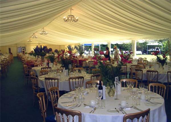 Customized Advertising Outdoor Wedding Tents with White PVC Wall
