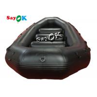 China SGS PVC Inflatable Boats 4.85m Black Small Water Sport Rubber Rafting Boat on sale